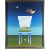 BRAZ DIAS, LARGE PAINTING Braz