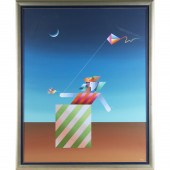 BRAZ DIAS, LARGE PAINTING Braz