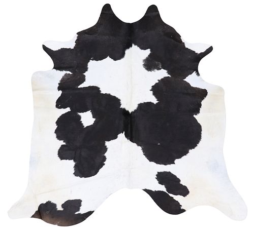 BRAZILIAN BLACK &AMP; WHITE COWHIDE