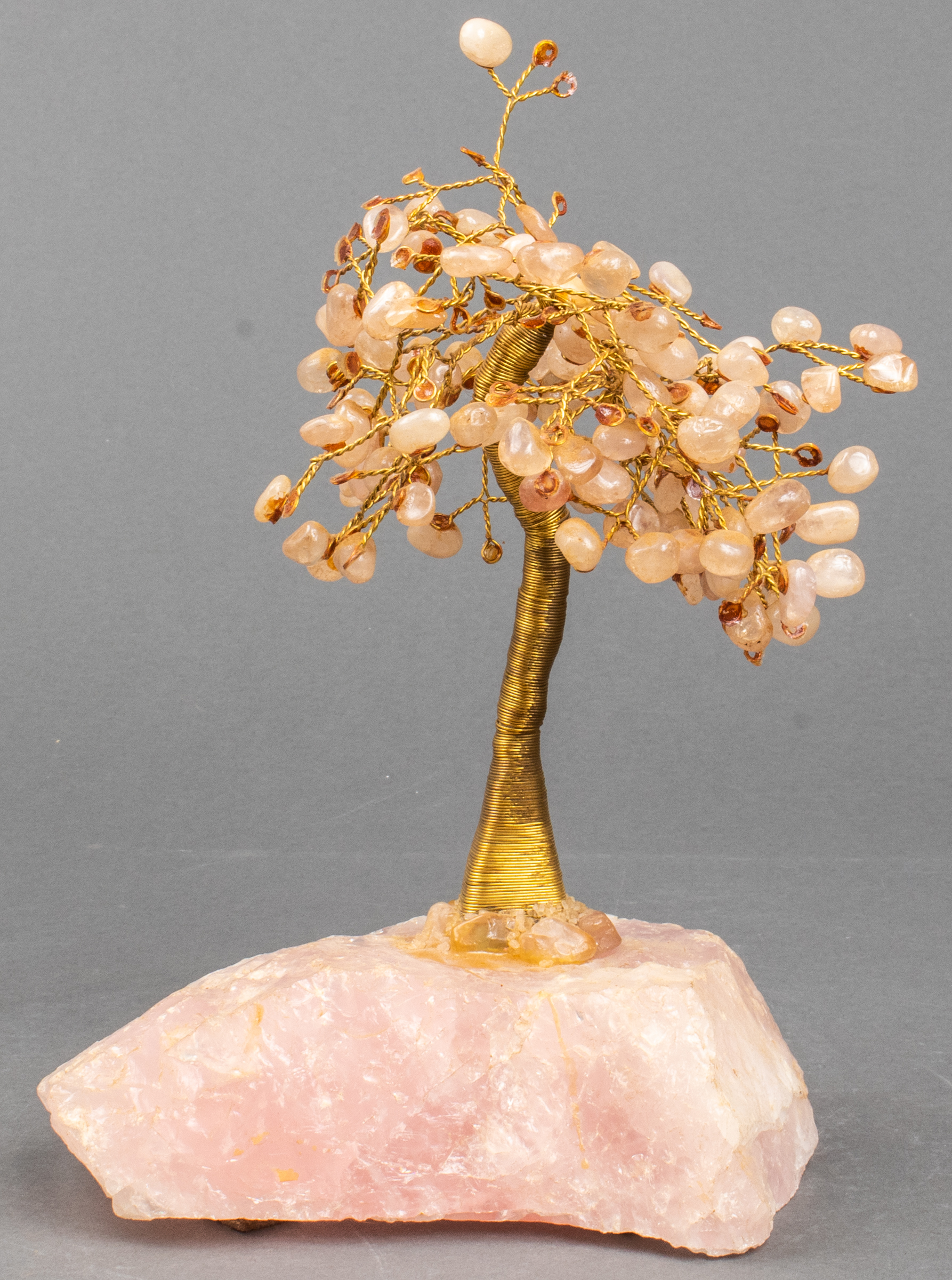 BRAZILIAN MADE ROSE QUARTZ & WIRE