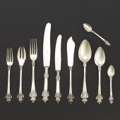 BRAZILIAN SILVER FLATWARE SET