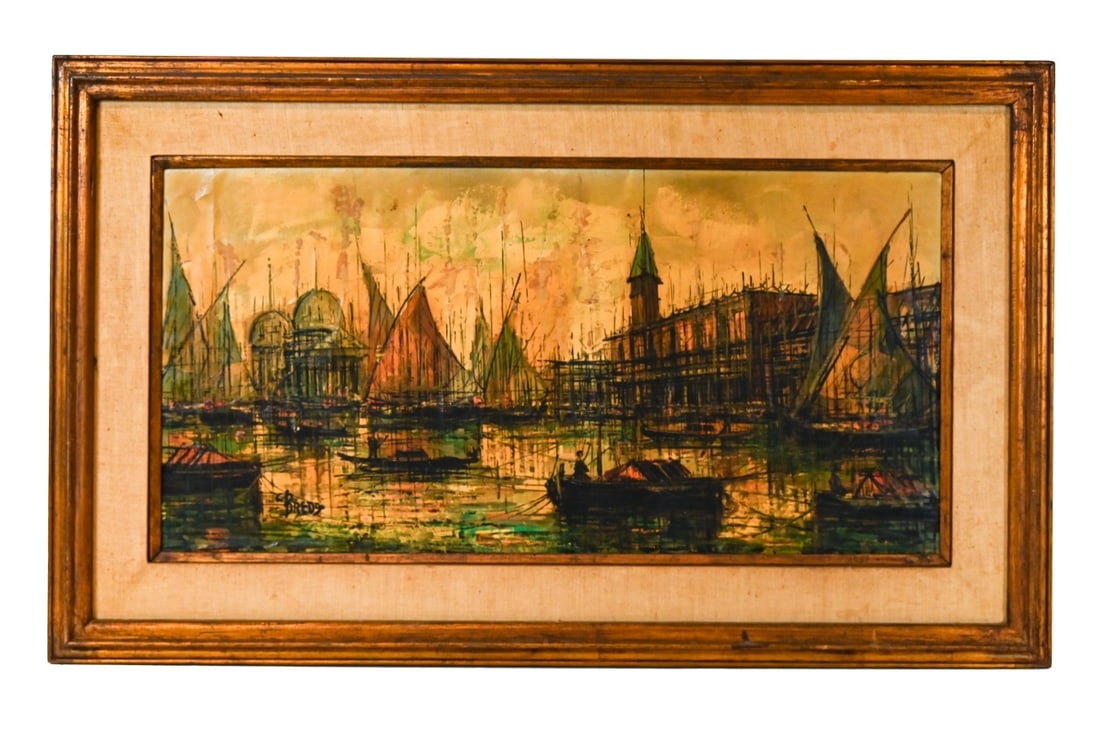 BREDA SIGNED MID C OIL PAINTING