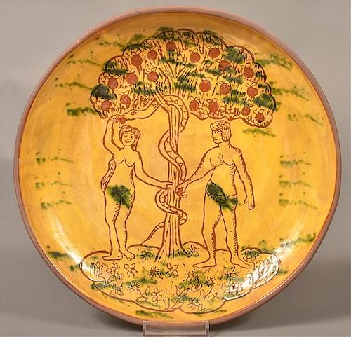 BREININGER POTTERY 1970 ADAM &