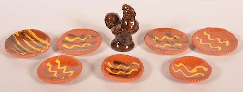 BREININGER REDWARE MINIATURE PLATES
