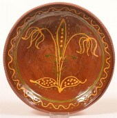 BREININGER REDWARE SLIP DECORA