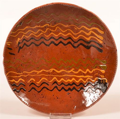BREININGER REDWARE THREE COLOR SLIP