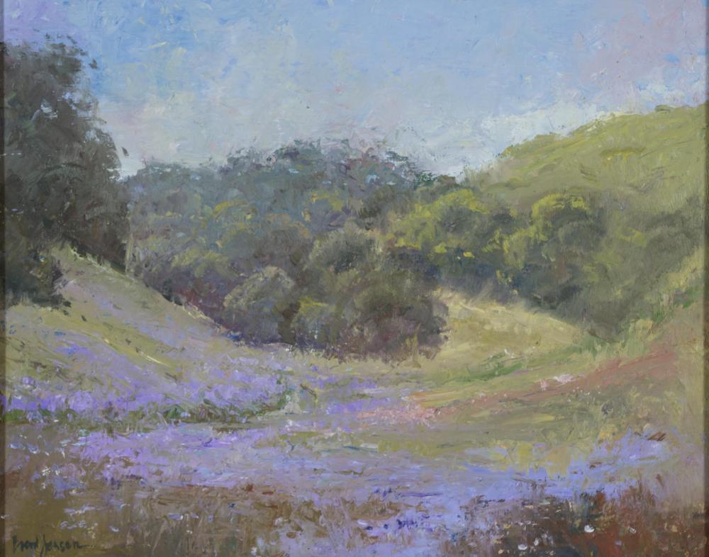 BRENT JENSEN OIL ON BOARDBRENT