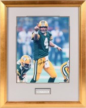 BRETT FAVRE AUTOGRAPHED PHOTO,