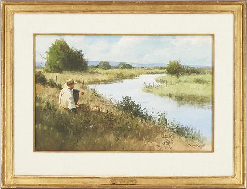 BRETT JAMES SMITH W/C PAINTING,