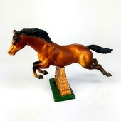 BREYER MODEL HORSE, JUMPING HO