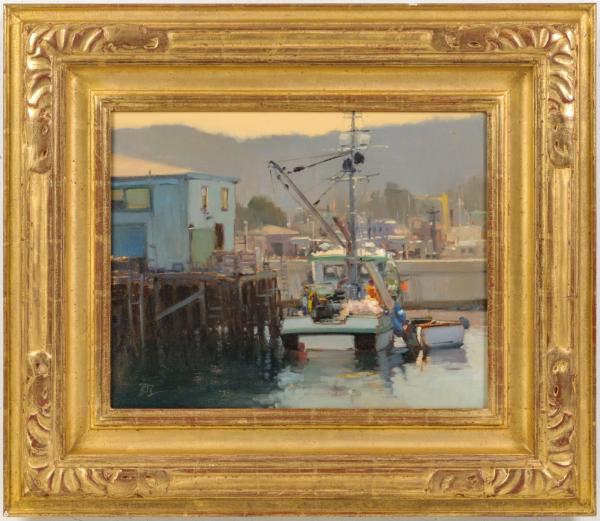 BRIAN BLOOD (B. 1962) OIL ON