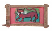 BRIAN DOWDALL 'PINK CAT' ACRYL