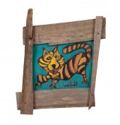 BRIAN DOWDALL 'TIGER' ACRYLIC