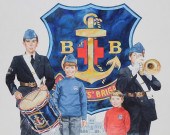 BRIAN SANDERS (B. 1937) "BOYS'