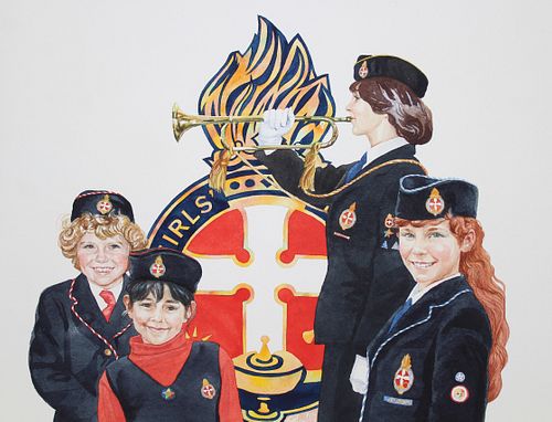 BRIAN SANDERS (B. 1937) "GIRLS'