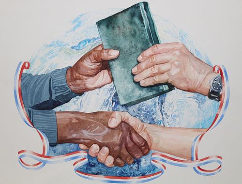 BRIAN SANDERS (B. 1937) "HANDS