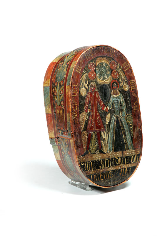 BRIDE'S BOX.  American or European