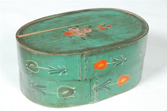 BRIDE'S BOX.  American or European
