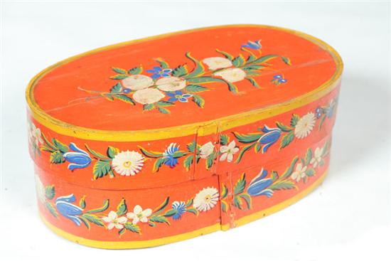 BRIDE'S BOX.  American or European