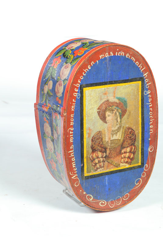 BRIDE'S BOX.  American or European