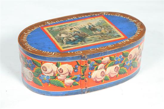 BRIDE'S BOX.  American or European