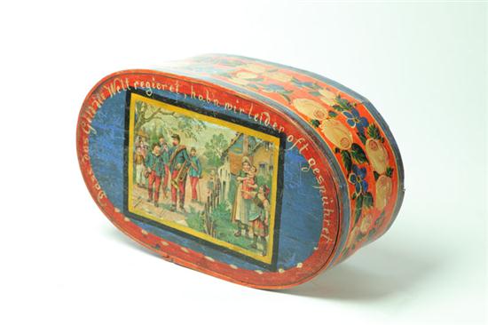 BRIDE'S BOX.  European  late 19th