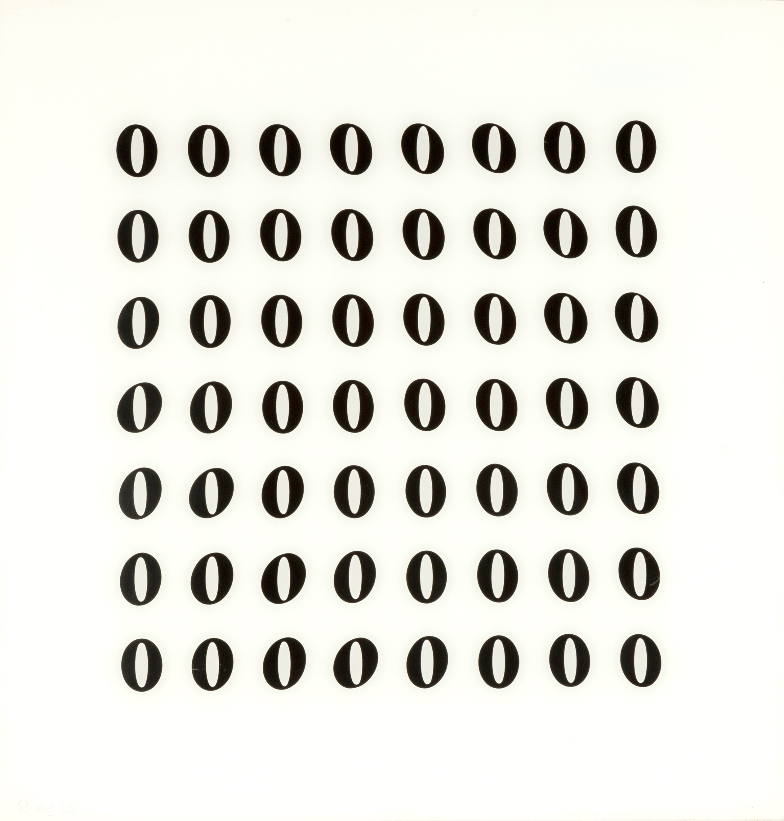BRIDGET RILEY (B. 1931) "UNTITLED