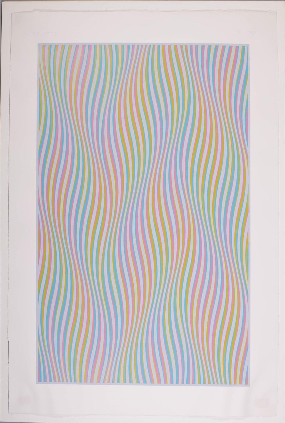 BRIDGET RILEY, BRITISH 1931-,