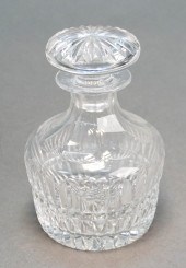 BRIERLY CUT CRYSTAL DECANTER,