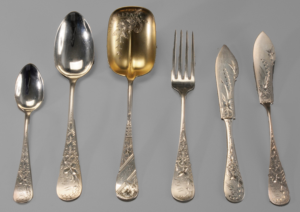 Bright-Cut Sterling Flatware