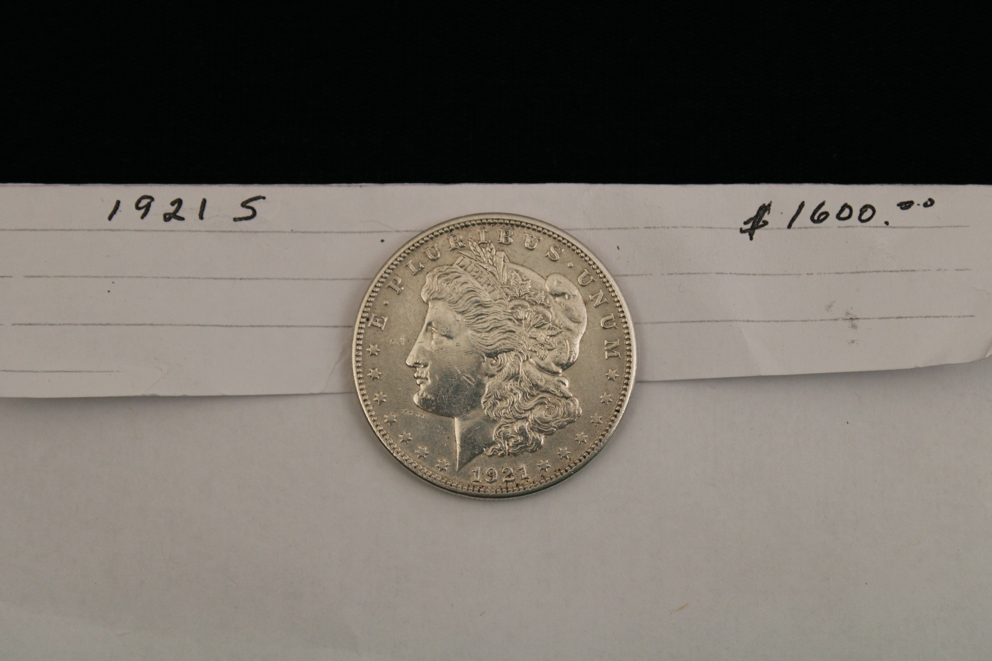 BRILLIANT 1921 "S" MORGAN SILVER