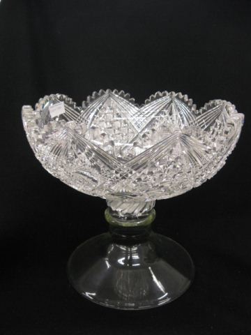 Brilliant Cut Glass Punchbowl 10