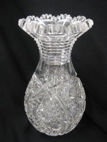 Brilliant Cut Glass Vase fancy