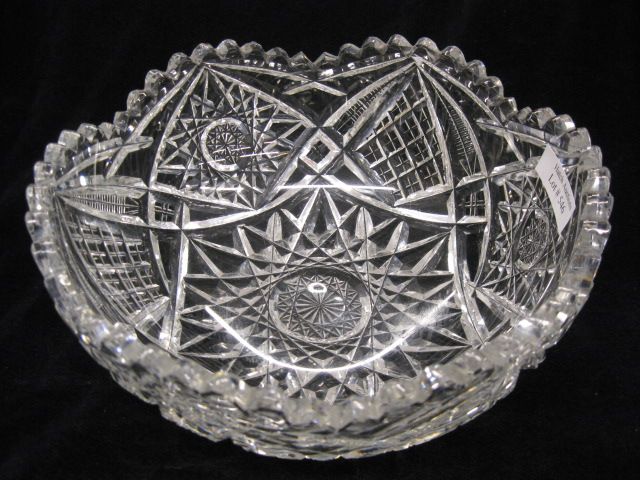 Brilliant Period Cut Glass Bowl