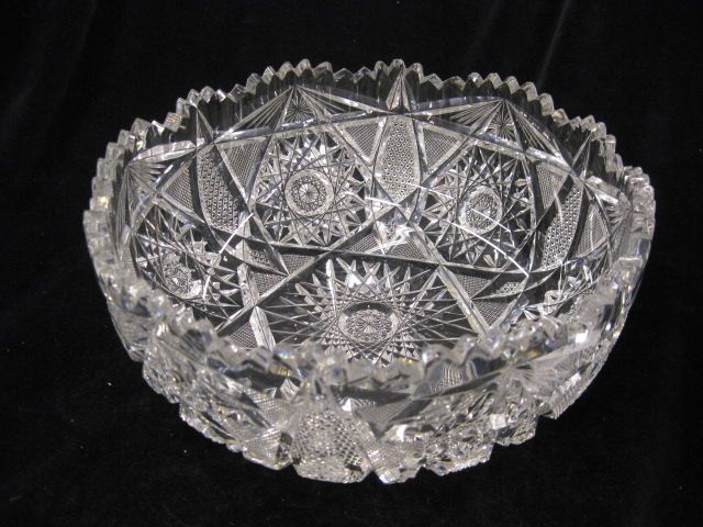 Brilliant Period Cut Glass Bowl