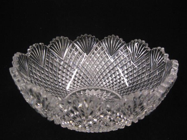 Brilliant Period Cut Glass Bowl