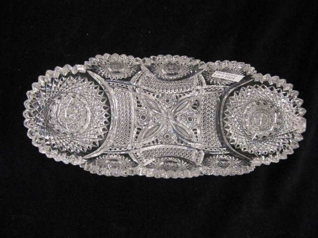 Brilliant Period Cut Glass Celery