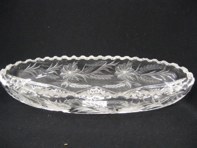 Brilliant Period Cut Glass Celery