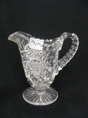 Brilliant Period Cut Glass Cream