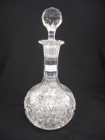 Brilliant Period Cut Glass Decanter