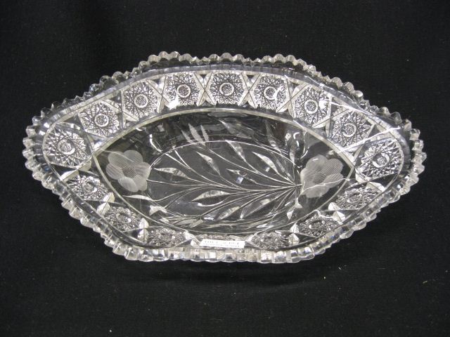 Brilliant Period Cut Glass Fruit