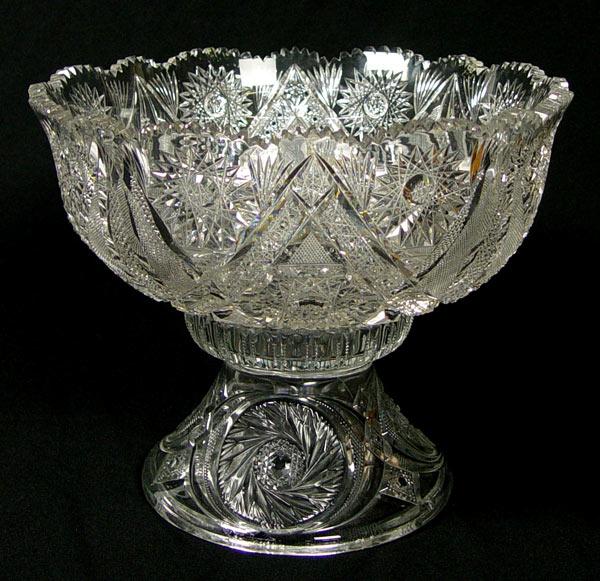BRILLIANT PERIOD CUT GLASS PUNCH