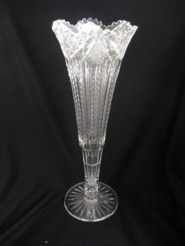 Brilliant Period Cut Glass Tall