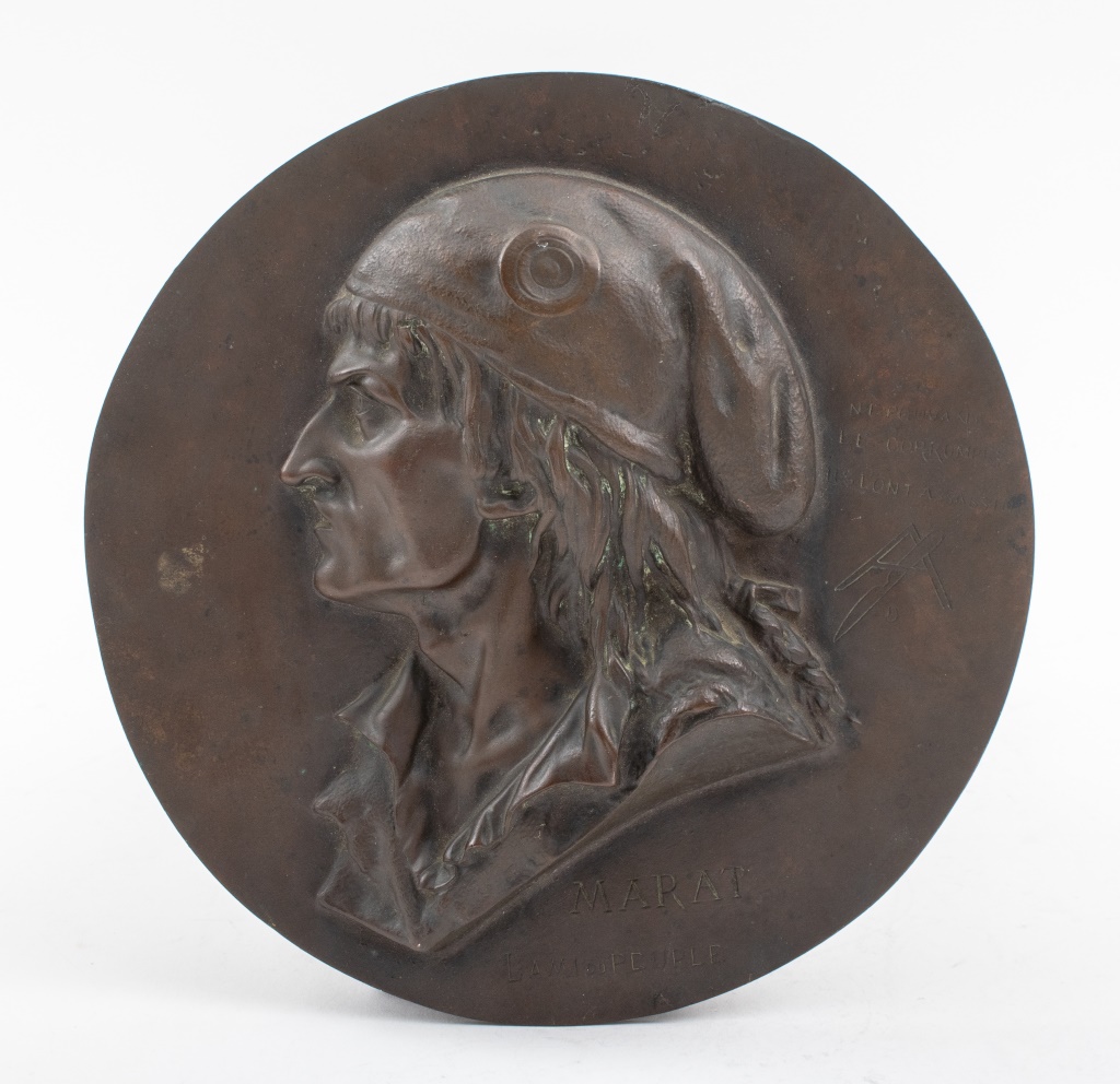 BRISSON PORTRAIT OF MARAT BRONZE