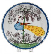 BRISTOL DELFTWARE 'PEACOCK' PO
