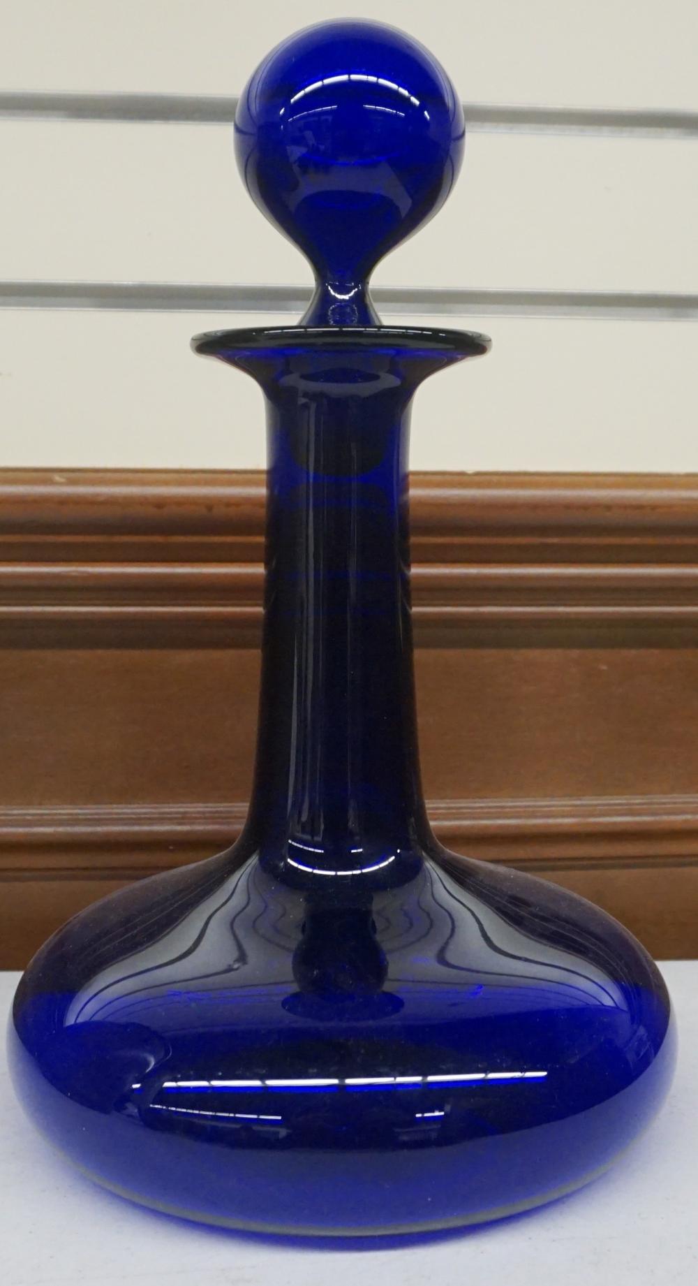 BRISTOL ENGLISH COBALT BLUE GLASS