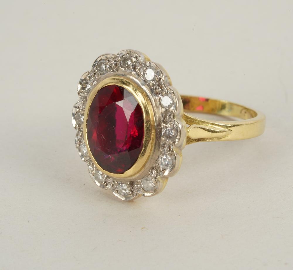 BRITISH 18 KARAT GOLD, DIAMOND, &