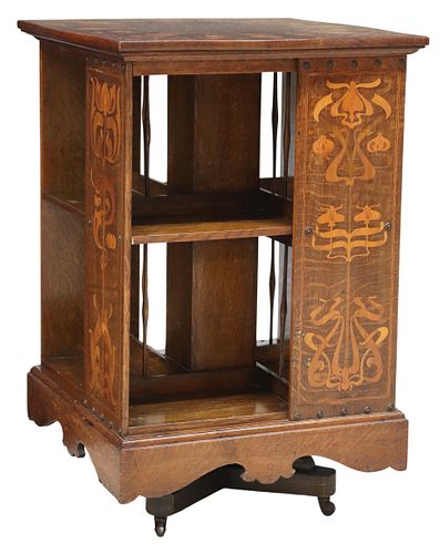 BRITISH ART NOUVEAU TIGER OAK &AMP;