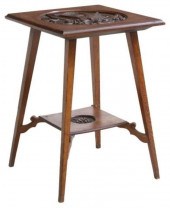 BRITISH ARTS & CRAFTS CARVED O