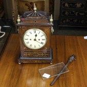 BRITISH BRACKET CLOCK IN THE R
